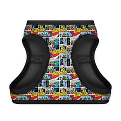 WAUDOG Clothes soft dog harness with QR passport