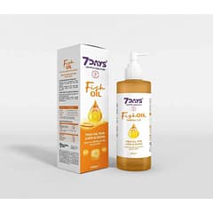 7DAYS Kedi ve Köpekler İçin Balık Yağı – Omega 3 & 6 200 ml - 2