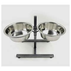 Playfull 160 Oz Ayarlanabilir İkili Mama Kabı