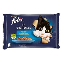 Felix Multipack Somonlu ve Ton Balıklı Kedi Yaş Maması 4×85 g