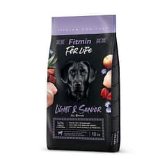 Fitmin For Life Light & Senior Yaşlı ve Kilolu Yetişkin Köpek Maması 12 Kg