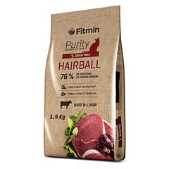 Fitmin Purity Hairball Taze Sığır Etli Yetişkin Kedi Maması 1,5 Kg
