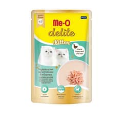 Me-O Delite Yavru Tavuk Püresi Keçi Sütü ile Somon