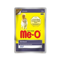 Me-O Pouch Kısırlaştırılmış Kedi Yaş Mama 80 gr (12 adet)