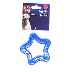 PF-4030-Playfull Beşgen Plastik Diş Kaşıma Oyuncağı 8x7.5 Cm