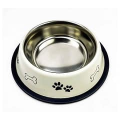 Playfull 32 Oz Desenli Çelik Mama ve Su Kabı