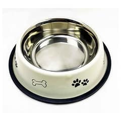 Playfull 96 Oz Desenli Çelik Mama ve Su Kabı