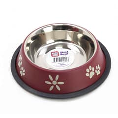 Playfull Renkli Desenli Çelik Mama ve Su Kabı 16 Oz