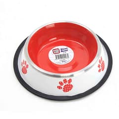 Playfull Renkli Desenli Çelik Mama ve Su Kabı 24 Oz