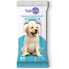 Supreme Hipoalerjenik Bakım ve Temizleme Mendili 60 Adet