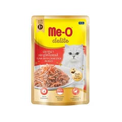 TR5CAP6870 ME-O DELITE TON BALIGI İLE YENGEÇ KEDİ YAŞ MAMA 70GR (12AD)