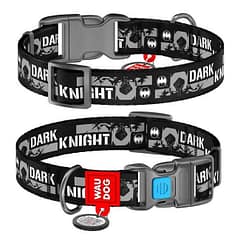 Collar Waudog Batman Logolu Plastik Tokalı Köpek Boyun Tasması 31-49 Cm 25mm