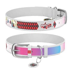 Collar Waudog Harley Quinn Desenli QR Pasaportlu Köpek Boyun Tasması 38-49 Cm