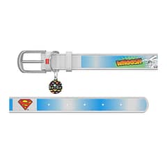 WAUDOG Design genuine leather dog collar with QR passport