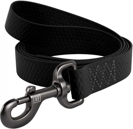 Collar WAUDOG Waterproof Gezdirme Tasması W 25 mm, L 122 cm Siyah