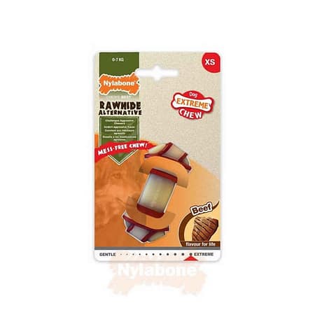 Nylabone Biftek Aromalı Köpek Çiğneme Kemiği