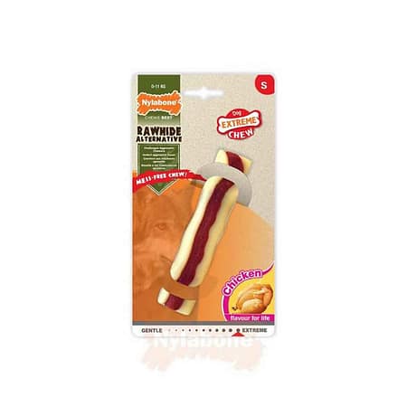 Nylabone Tavuk Aromalı Köpek Çiğneme Çubuğu S