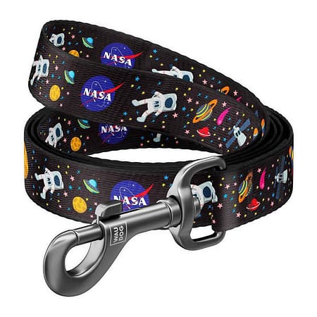 Collar Waudog Nasa Desenli Ayarlanabilir Köpek Gezdirme Tasması 152-183 Cm 15 MM