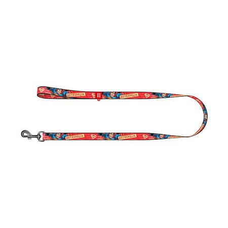 WAUDOG Nylon dog leash "Superhero" design, W 25 mm, L 122 cm
