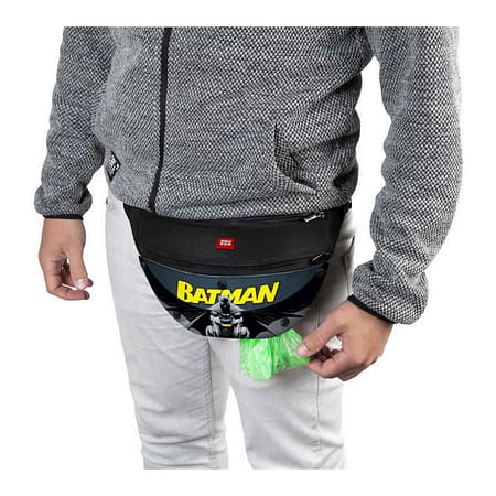Family waist bag for feed and accessories, pattern "Batman 2"