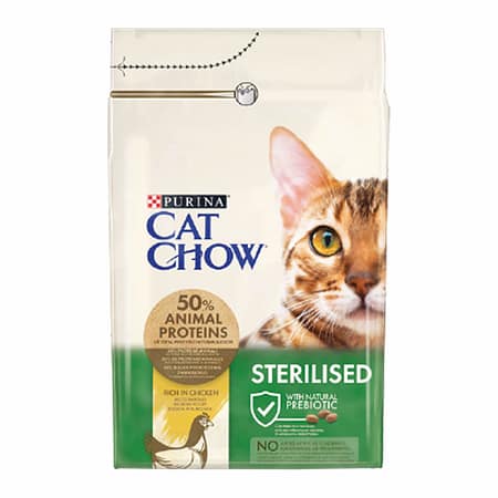 Cat Chow Sterilised Tavuklu Kedi Maması 3 kg