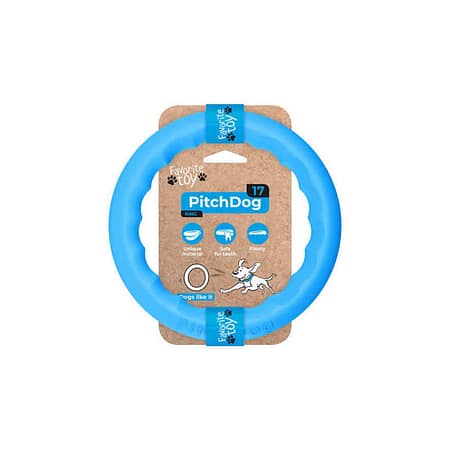 Collar PitchDog Plastik Halka Köpek Oyuncağı Mavi 17 Cm