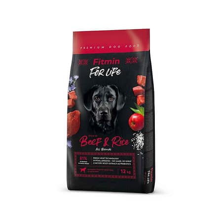 Fitmin For Life Beef Biftekli Köpek Maması - 12 kg