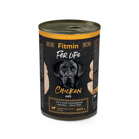 Fitmin For Life Tavuk Etli Pate Köpek Konserve Maması 400 Gram