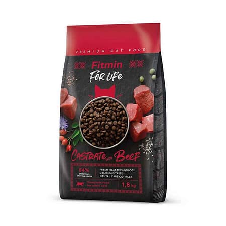 Fitmin Castrate Beef 1,8 Kg Kısır Kedi Maması