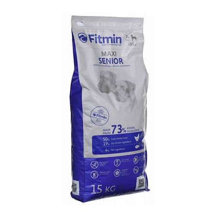 Fitmin Maxi Senior %50 Taze Tavuk Etli Büyük Irk Köpek Maması 15