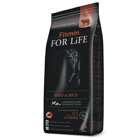 Fitmin For Life Beef & Rice Biftek Etli Yetişkin Köpek Maması 12 Kg