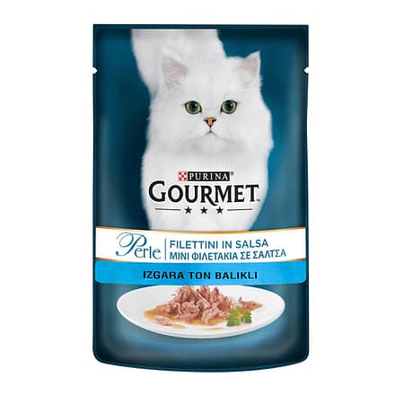 Gourmet Perle Ton Balıklı Etli Pouch Kedi Maması