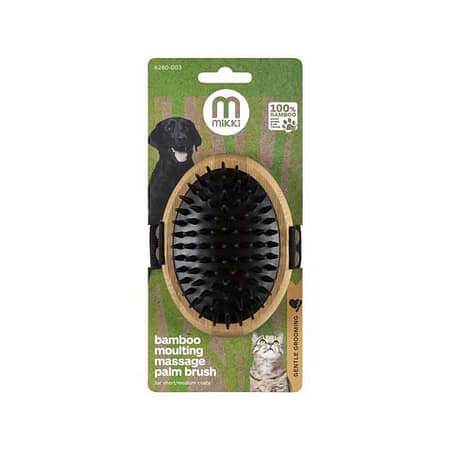 Nylabone Bamboo Tüy Dökme Masaj Fırçası