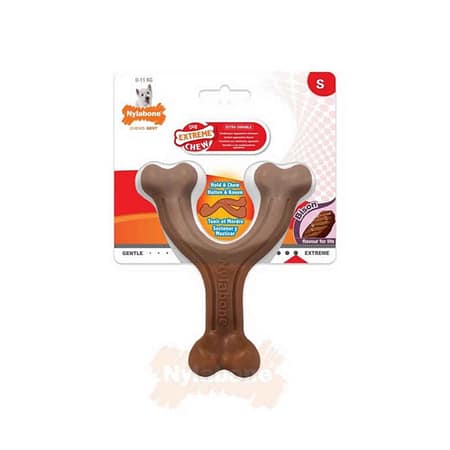 Nylabone Bizon Aromalı Köpek Çiğneme Kemiği S