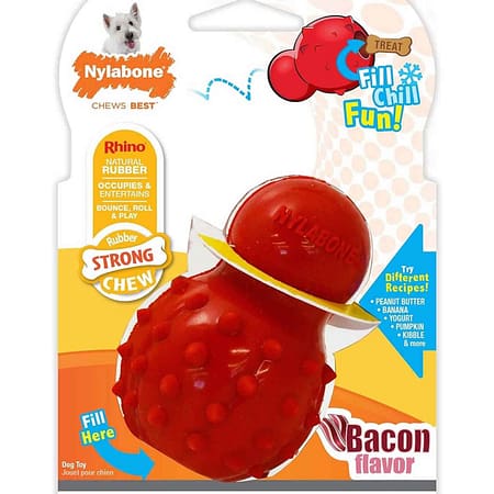 Nylabone Domuz Aromalı Köpek Kemirme ve Ödül Topu