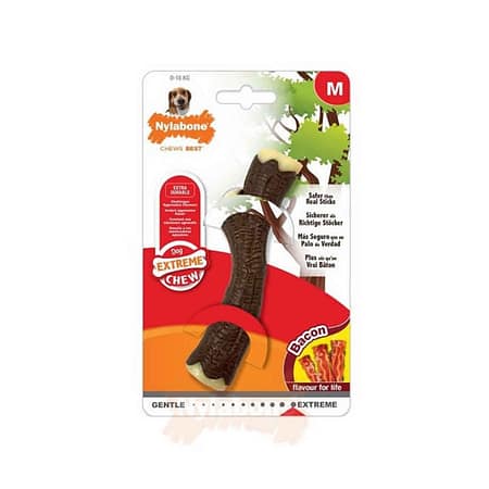 Nylabone Domuz Pastırması Aromalı Köpek Çiğneme Çubuğu