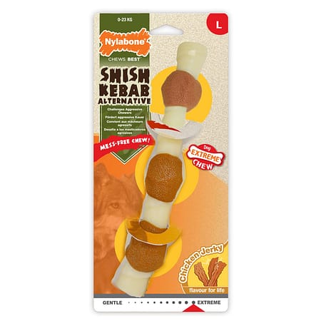Nylabone Tavuk Aromalı Köpek Çiğneme Çubuğu L