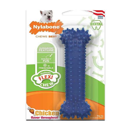 Nylabone Tavuk Aromalı Köpek Çiğneme Kemiği