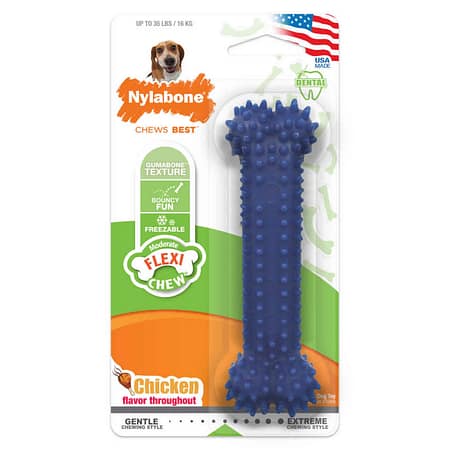 Nylabone Tavuk Aromalı Köpek Çiğneme Kemiği