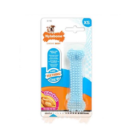 Nylabone Tavuk Aromalı Yavru Köpek Çiğneme Çubuğu