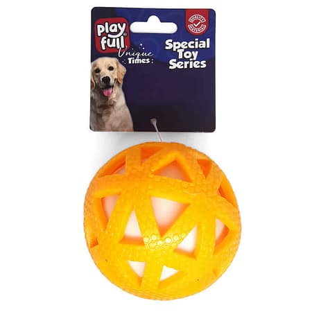 PF-4003-Playfull Plastik Top Kedi Oyuncağı 7,5 Cm 3Lü