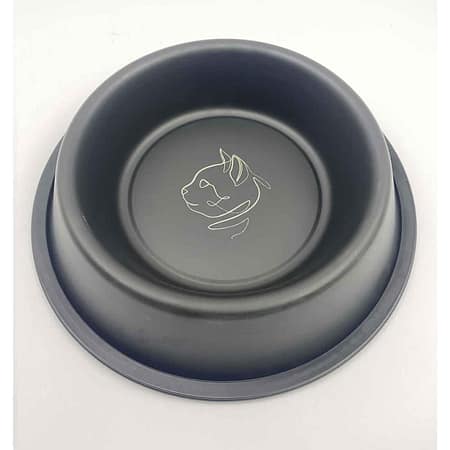 Playfull 64 Oz Desenli Çelik Mama ve Su Kabı