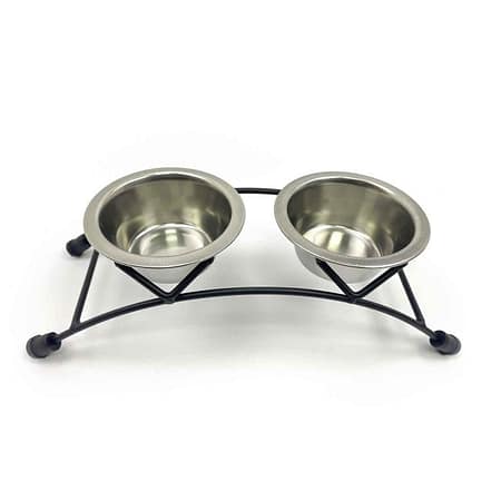 Playfull 8 Oz Antik Desenli Çelik Mama ve Su Kabı