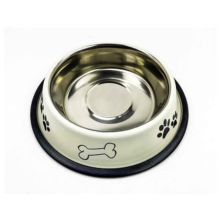 Playfull 8 Oz Desenli Çelik Mama ve Su Kabı