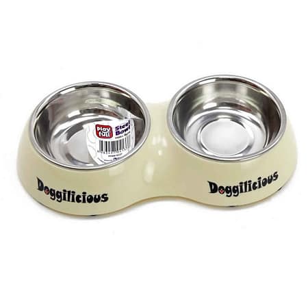 Playfull DIVA DOUBLE DINER WITH PRINTING SMALL TAUPE