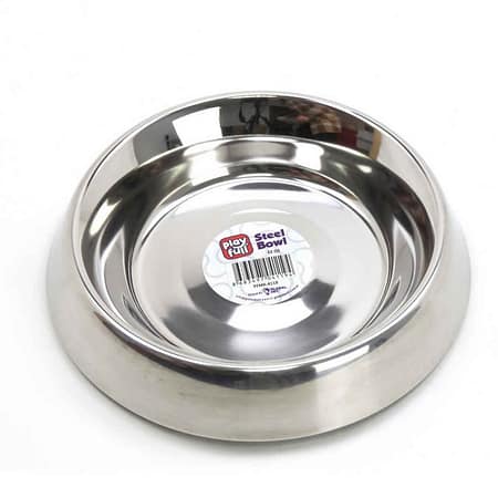 Playfull Haşere Engelleyici Kauçuk Tabanlı Çelik Mama Kabı 32 OZ