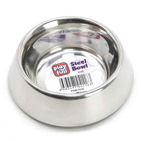 Playfull Haşere Engelleyici Kauçuk Tabanlı Çelik Mama Kabı 8 OZ