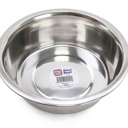 Playfull Kauçuk Tabanlı Kaydırmaz Çelik Mama Kabı 3 QT