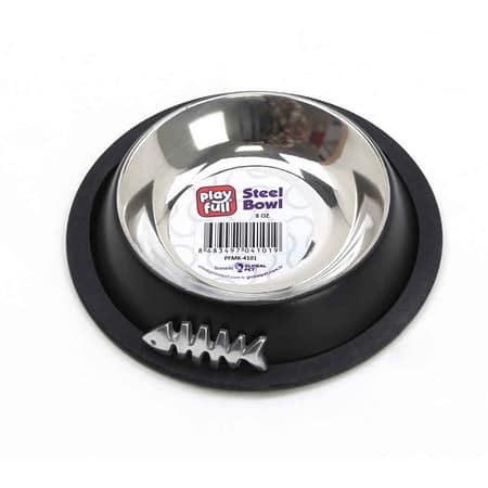 Playfull Kaymaz Tabanlı Çelik Mama Kabı 8 OZ