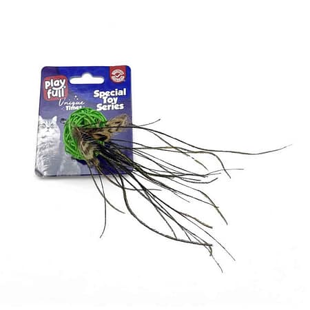 Playfull Tüylü Zilli Kedi Oyuncağı 11x4 Cm